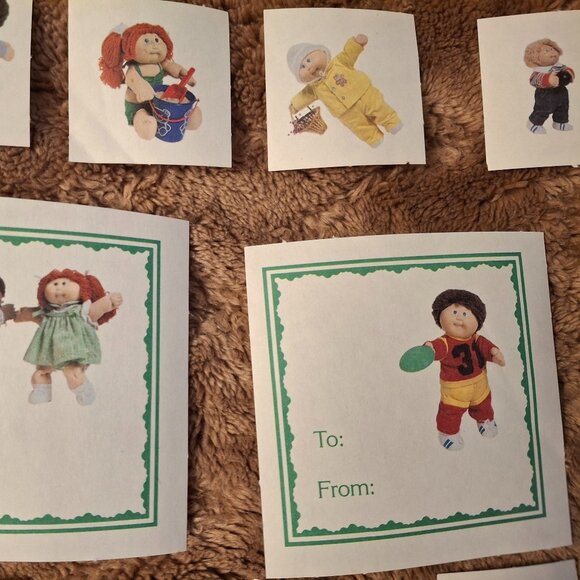 20x Vintage RARE Cabbage Patch Kids Stickers – NEVER USED - Picture 6 of 14